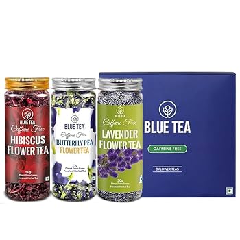 Amazon.com : BLUE TEA - Flower Tea Combo (Pack of 3